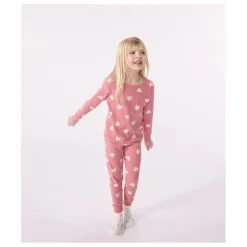 Online Petit Bateau Pyjama Tacourt Coton Bio | Vieux Rose