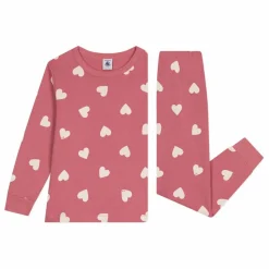 Online Petit Bateau Pyjama Tacourt Coton Bio | Vieux Rose