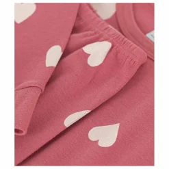 Online Petit Bateau Pyjama Tacourt Coton Bio | Vieux Rose