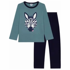Enfant Petit Bateau Pyjama Zèbre Coton Bio |