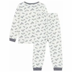 Best Petit Bateau Pyjama Zèbres Coton Bio | Ecru