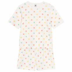 Femme Petit Bateau Nuit|Pyjashort Becile Coton Bio |