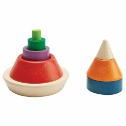 Sale Plan Toys Pyramide à empiler et à encastrer Multicolore