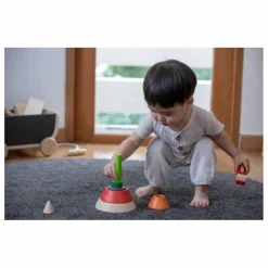 Sale Plan Toys Pyramide à empiler et à encastrer Multicolore