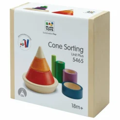 Sale Plan Toys Pyramide à empiler et à encastrer Multicolore