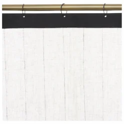 Clearance Haomy Rideau en lin Calvi Naturel