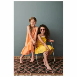 Clearance Caramel Robe à Bretelles Soie Grape | Orange