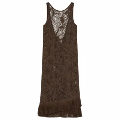 OAS Robe Astrea Ari Crochet | Marron