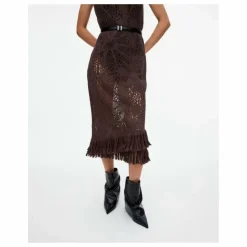 OAS Robe Astrea Ari Crochet | Marron