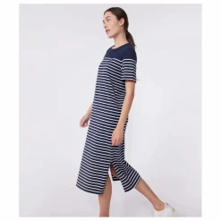 Femme Petit Bateau Robes, Combinaisons|Robe Babiana Coton Bio |