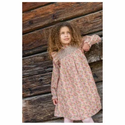 Bonton Robe Babouchka Fleurie | Rose Hot