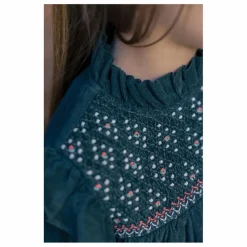 Online Bonton Robe Babouchka Velours Côtelé | Vert foncé