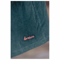 Online Bonton Robe Babouchka Velours Côtelé | Vert foncé