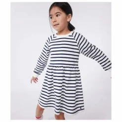 Enfant Petit Bateau Robe Bistelle Jersey Lourd Bio |
