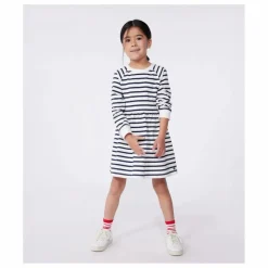 Enfant Petit Bateau Robe Bistelle Jersey Lourd Bio |