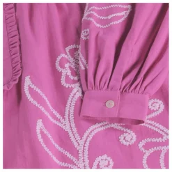 Enfant Molo Robe Boutonnée Crelo Fleurs Coton Bio |