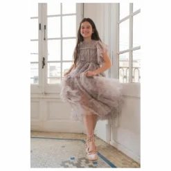 Enfant C'era Una Volta Robes, Combinaisons|Robe Carolina Fleurie |