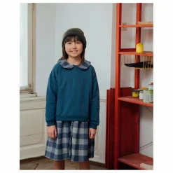 Matona Robe Carreaux Flanelle Tencel | Bleu Best