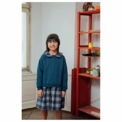 Matona Robe Carreaux Flanelle Tencel | Bleu Best