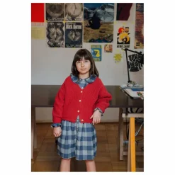 Matona Robe Carreaux Flanelle Tencel | Bleu Best