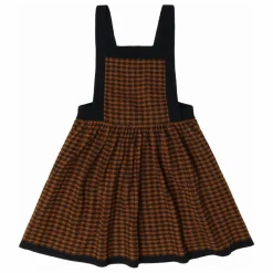 Sale FUB Robe Carreaux Laine de Mérinos | Bleu marine