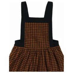 Sale FUB Robe Carreaux Laine de Mérinos | Bleu marine