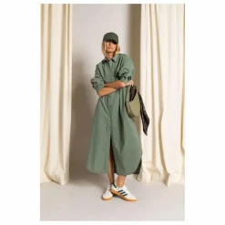 Smallable Woman Robe Chemise Melissa | Vert kaki Outlet