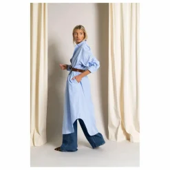 Best Smallable Woman Robe Chemise Melissa Rayée | Bleu Clair