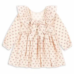 Enfant Konges Sløjd Robes, Combinaisons|Robes|Robe Cianna Cerises Coton Bio |