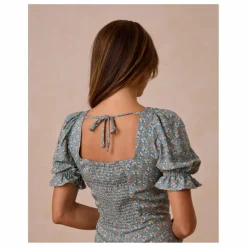 Sale Rylee + Cru Robe Claudia | Bleu