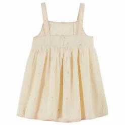 Emile et Ida Robe Coeur Brodée | Ecru New