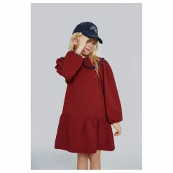 Mipounet Robe Col Claudine Melissa Jersey | Bordeaux Discount