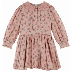 Sale Emile et Ida Robe Col Crochet | Rose