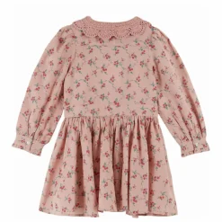 Sale Emile et Ida Robe Col Crochet | Rose