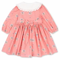 Konges Sløjd Robe Col Cœurs Coton Bio | Rose