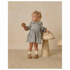 Enfant Quincy Mae Robe Col Gaze de Coton Bio |