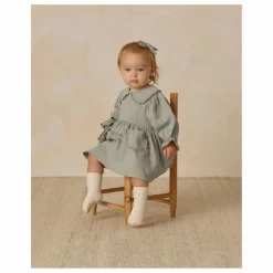 Enfant Quincy Mae Robe Col Gaze de Coton Bio |