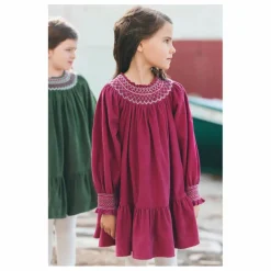 Enfant Tartine et Chocolat Robe Col Smocké |