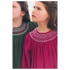 Enfant Tartine et Chocolat Robe Col Smocké |