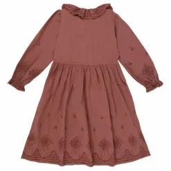 Enfant the new society Robe Coton Bio Brodée Beatrice |