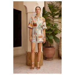 Alémais Robe Courte Michelle Lin | Bleu ciel New