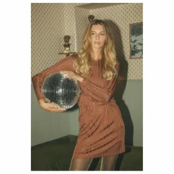 Femme Alma Deia Robe Courte Nouée en Rib |