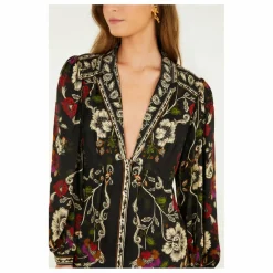 Femme Farm Rio Robes, Combinaisons|Robe Courte Rococo Flowers |