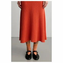 FUB Robe Côtelée Coton Bio - Collection Femme | Orange Sale