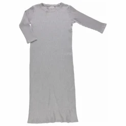 Poudre Organic Robe Côtelée Orchidée - Collection Femme | Gris chiné clair Outlet