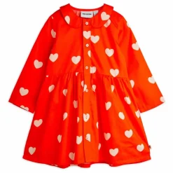 Enfant Mini Rodini Robe Cœurs Coton Bio |