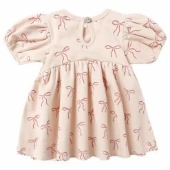 Enfant Quincy Mae Robes, Combinaisons|Robes|Robe Darla Nœuds Coton Bio |