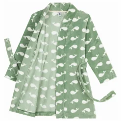 Petit Bateau Robe de Chambre Baleines | Sauge Best