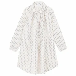 Scarlette Ateliers Robe de Nuit Courte Chloé | Bleu Sale