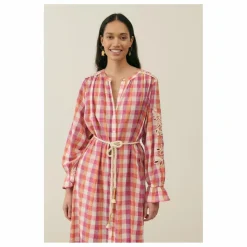 Louise Misha Robe Deepali Coton Bio - Collection Femme | Rose Discount